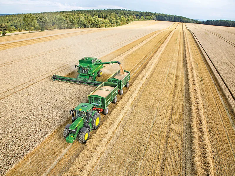 Landwirtschaftliche Ernte