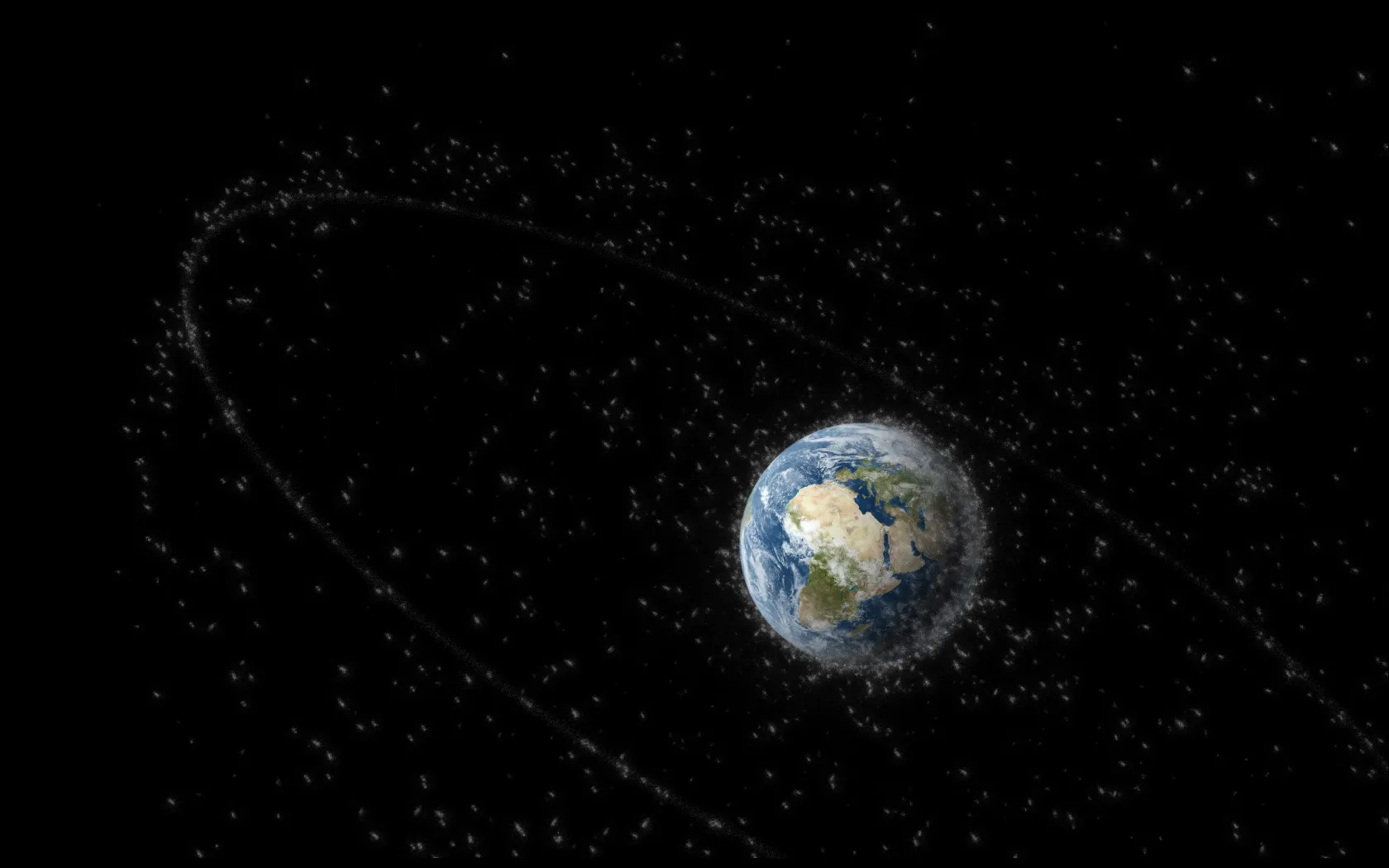 Über KI Kollisionen von Satelliten und Erdbeobachtung